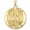 Yellow, variant on Saint Peter Religious Medal - 3/4 Inch Size of a Nickel in Sterling Silver …