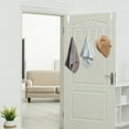 thumbnail image 6 of Over The Door Hanger with 7 Hooks, Heavy Duty Hooks for Hanging Towels, Over The Door Hanger for Hanging - Ideal for Bathroom, Kitchen, Bedroom, and Living Room (White), 6 of 9