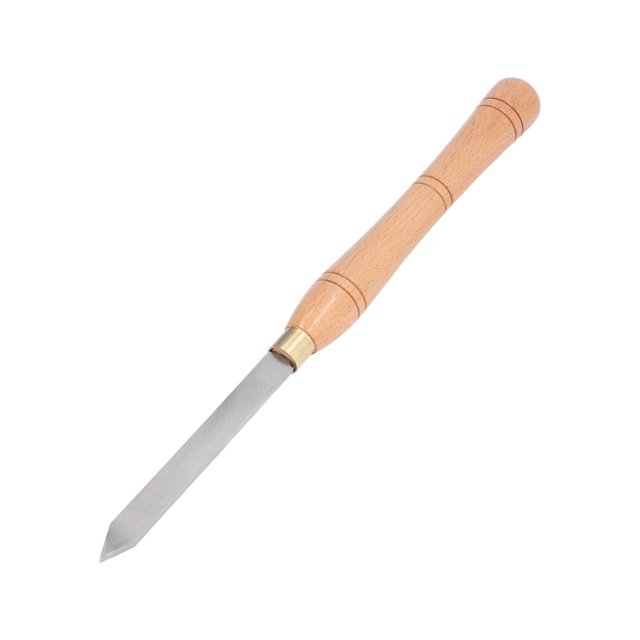 Turning Tool, Portable Non Slip High Speed Steel Lathe Turning Chisel Wear Resistant With Blade Cover For Woodworking Processing