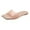 Pink, variant on JeashCHAT Slip On Slide Sandals for Women Women's Flat Shoes Ladies Beach Sandals Summer Non-Slip Causal Slippers (Beige)
