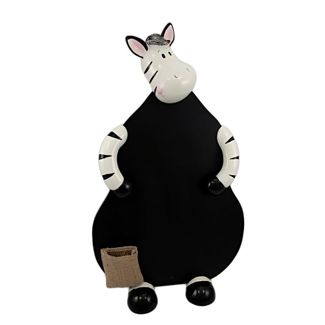 Tableau Noir Zèbre Comique Tableau de Menu Animaux Sauvages