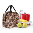 thumbnail image 6 of Lsque Sunflowers Pattern Lunch Bag Women/Men Insulated Lunch Box,Small Leakproof Cooler Food Lunch Containers Reusable High Capacity Lunch Tote Bags, 6 of 6