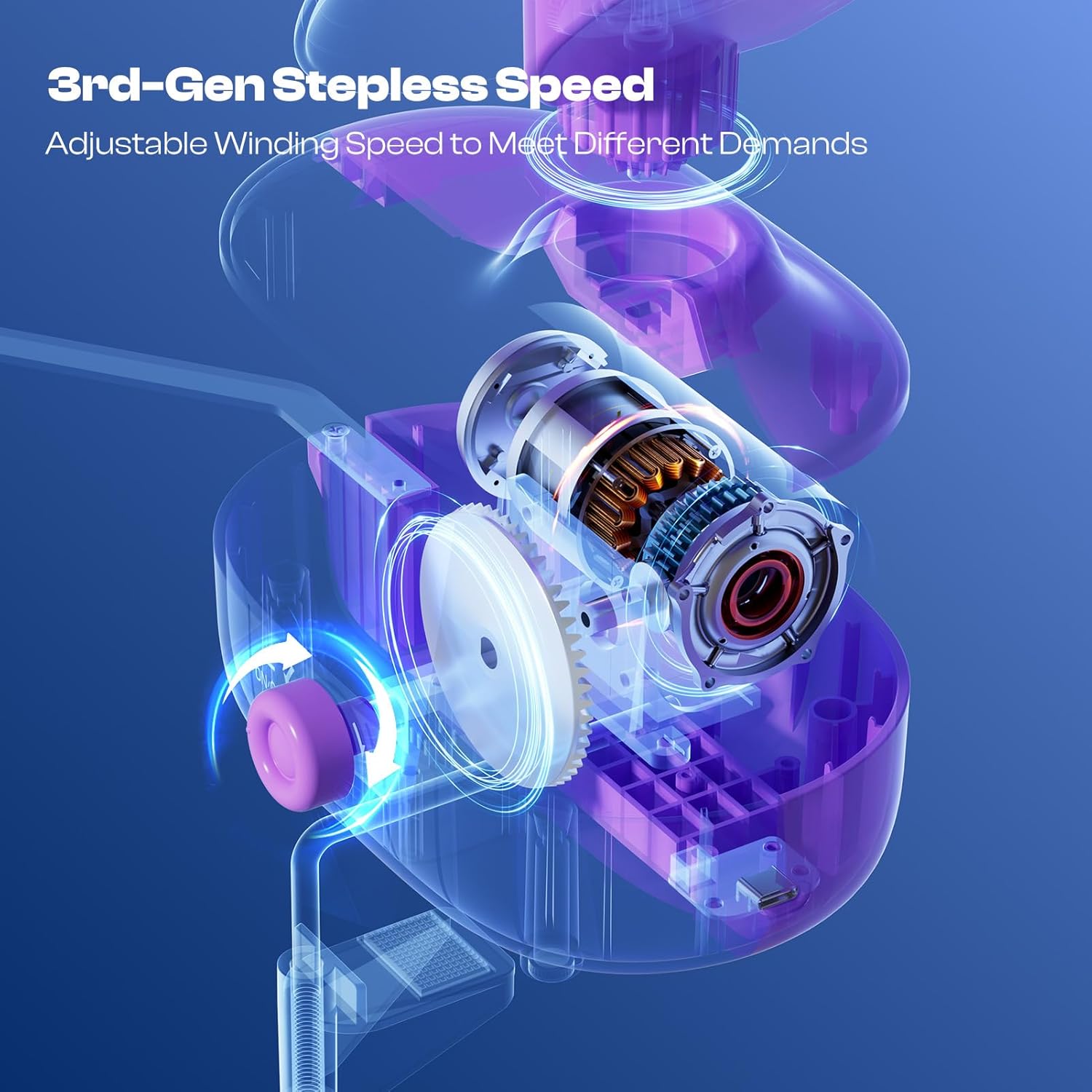 Yarn Winder,Upgraded Electric Yarn Ball Winder for Crocheting,10oz Large Capacity,Automatic Yarn Winder Machine for Various Types of Yarn