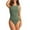 AA Green, variant on DOKOTOO Women's Black Slimming One-Piece Swimsuit for Women Vintage Swimwear Monokini Crisscross Back Flap Swimsuits Modest Bathing Suits