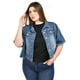 thumbnail image 1 of Chaqueta de mezclilla corta Roman Fashion /Tallas Extras, 3951 (Mezclilla dark) azul oscuro 42, 1 of 6