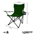 thumbnail image 3 of Silla Camping Plegable Xtreme Life Playa Exteriores Funda Portavasos Verde, 3 of 8