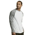 thumbnail image 2 of Men's Plain Baseball Athletic 3/4 Sleeve Cotton Tee Shirts, 2 of 4