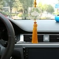 thumbnail image 6 of jiaping Lotus Car Hanging Decor Car Styling Car Interior Accessories Car Charm Rear View Earthy yellow, 6 of 9