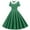 Army Green, variant on LADIGASU Womens A Line Flare Vintage Dress BowKnot Prom Short Sleeve Polka Printing