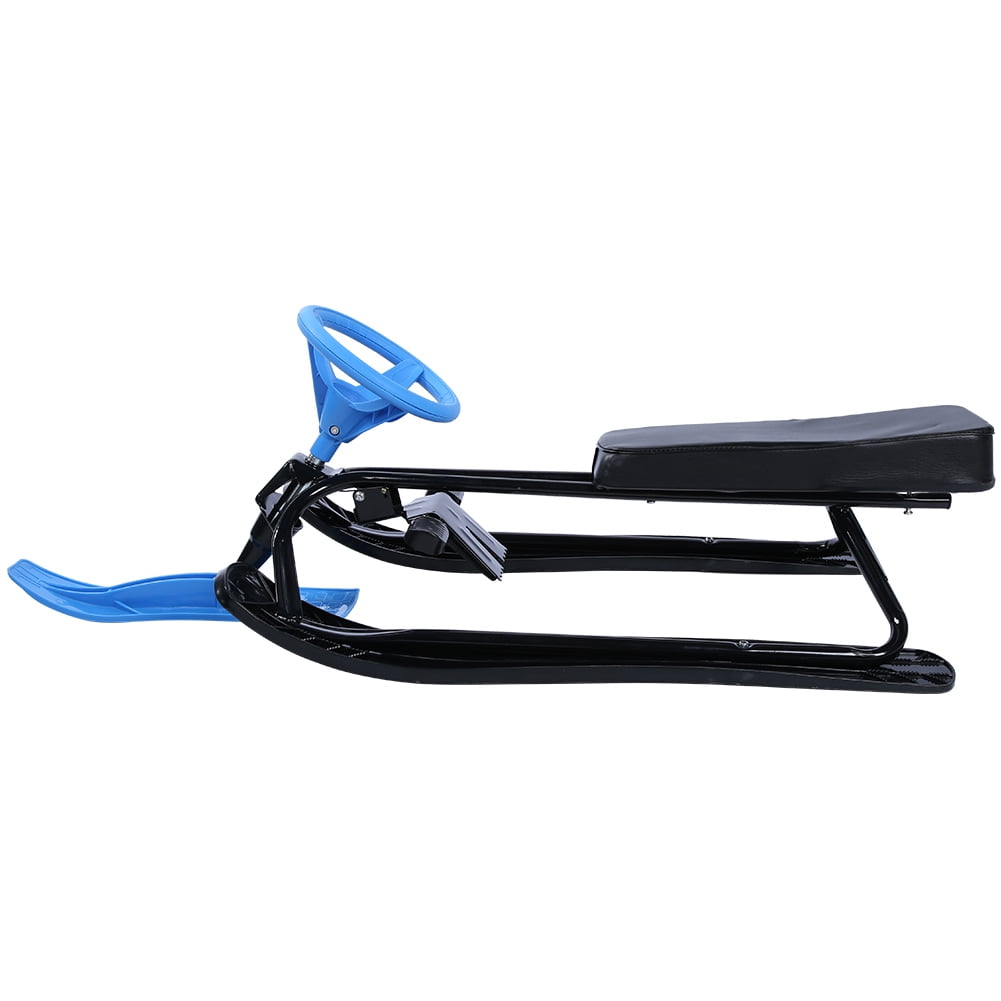 Snow Racer Sled Winter Snowmobile w// Wide-track Skis