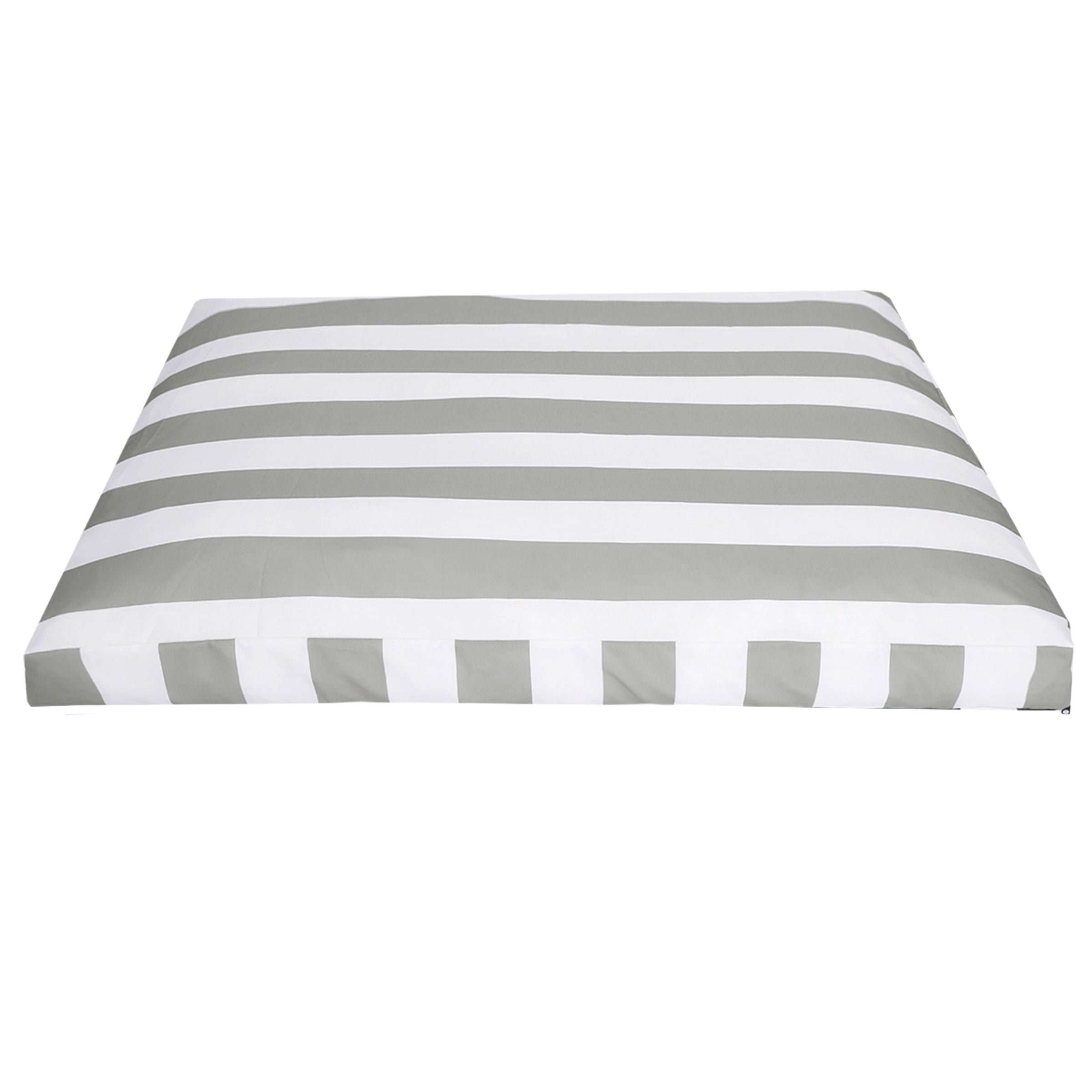PETMAKER 44in Water-Resistant Dog Bed with Removable Washable Cover (Gray)