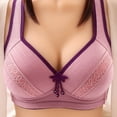 thumbnail image 2 of Cathalem Bralettes for Women Plus Size Full Coverage Lace Underwire Racerback Bra,Pink 38, 2 of 4