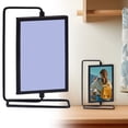 thumbnail image 5 of Picture Frames for Tabletop,Rotating Photo Frame,Decorative Tabletop Picture Frame,Metal Photo Frame for Standing on Desk Home Office for Couples Family Desktop Decor Display(Black,7.87H Inch), 5 of 5