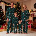 thumbnail image 2 of Family Christmas Pajama Set Long Sleeves Round Neck Casual Pajamas Sets 2 Piece Tops Pants Funny Pajamas Family Christmas Outfits, 2 of 6