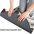 thumbnail image 3 of Dachshund Dog Boston Terrier Dog Hot Yoga Mat Towel Non Slip for Hot Yoga - Quick-Drying Yoga Mat Cover with 4 Corner Pockets with Travel Bag - Hot Yoga Towel Non Slip 74"x26", 3 of 6