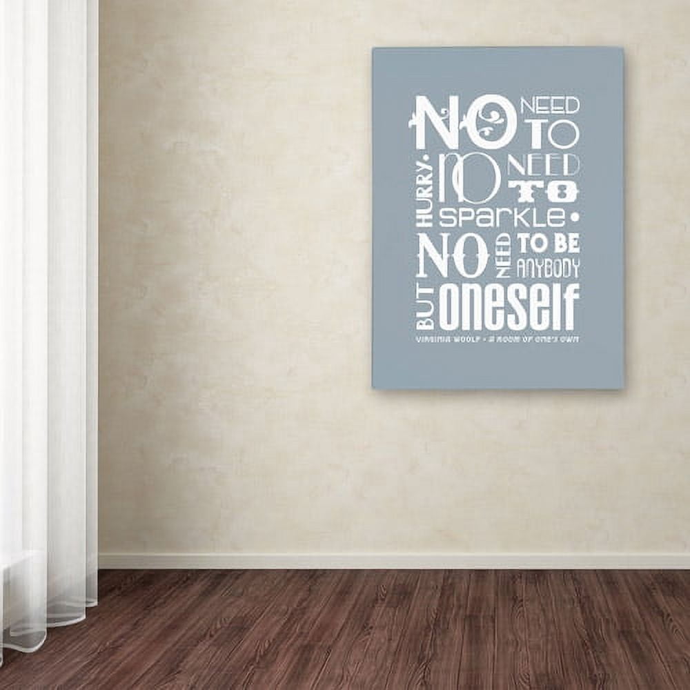 Trademark Fine Art "No Need to Sparkle" Canvas Art by Megan Romo