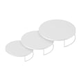 thumbnail image 1 of 3 soportes para tartas y cupcakes (20 cm, 25 cm y 30 cm de diámetro) con pedestal Blanco, 1 of 9