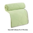 thumbnail image 2 of Cooling Blankets for Hot Sleepers,Hwkond Soybean Fiber Refrigeration Quilt Cool Quilt Washed Cotton Quilt Core Single Machine Washable Thin Quilt,Green,200x230cm, 2 of 8