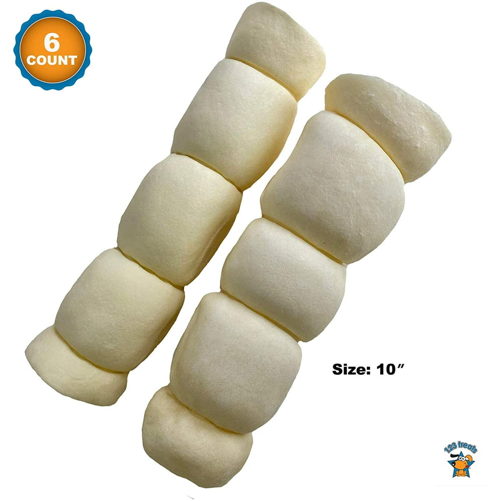 Beef Cheek Retriever Roll1012 inches (6 Count) Beef chew for Dogs by