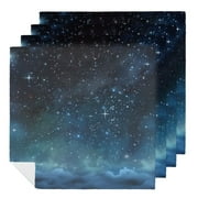 FACANNAP Space Starry Napkins Galaxy Party Napkins Supplies Decorations Lunch Paper Napkins for Outer Space Birthday Baby Shower 2 PCS
