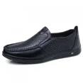 thumbnail image 2 of Mens Casual Leather Shoes Business Slip-on Shoes Comfort Fashion Driving Shoes for Male, 2 of 6