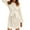 White, variant on Hinvhai Women's Casual Knitted Sweater Dress ,Classic Long Sleeve Cable Knit Belted Dress Loose Mini Tunic Pullover Sweater Dress for Womens White 2(XS)