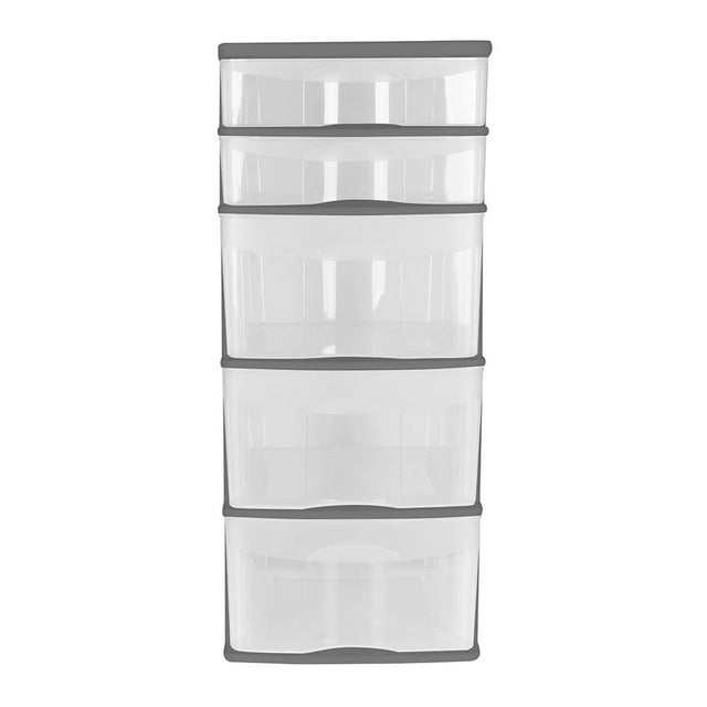 Cajonera Italhome 5 Niveles Gris