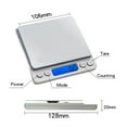 thumbnail image 4 of XIBUZZ digital kitchen food scale, tray, battery powered, automatic shut-off, digital display, 4 of 11