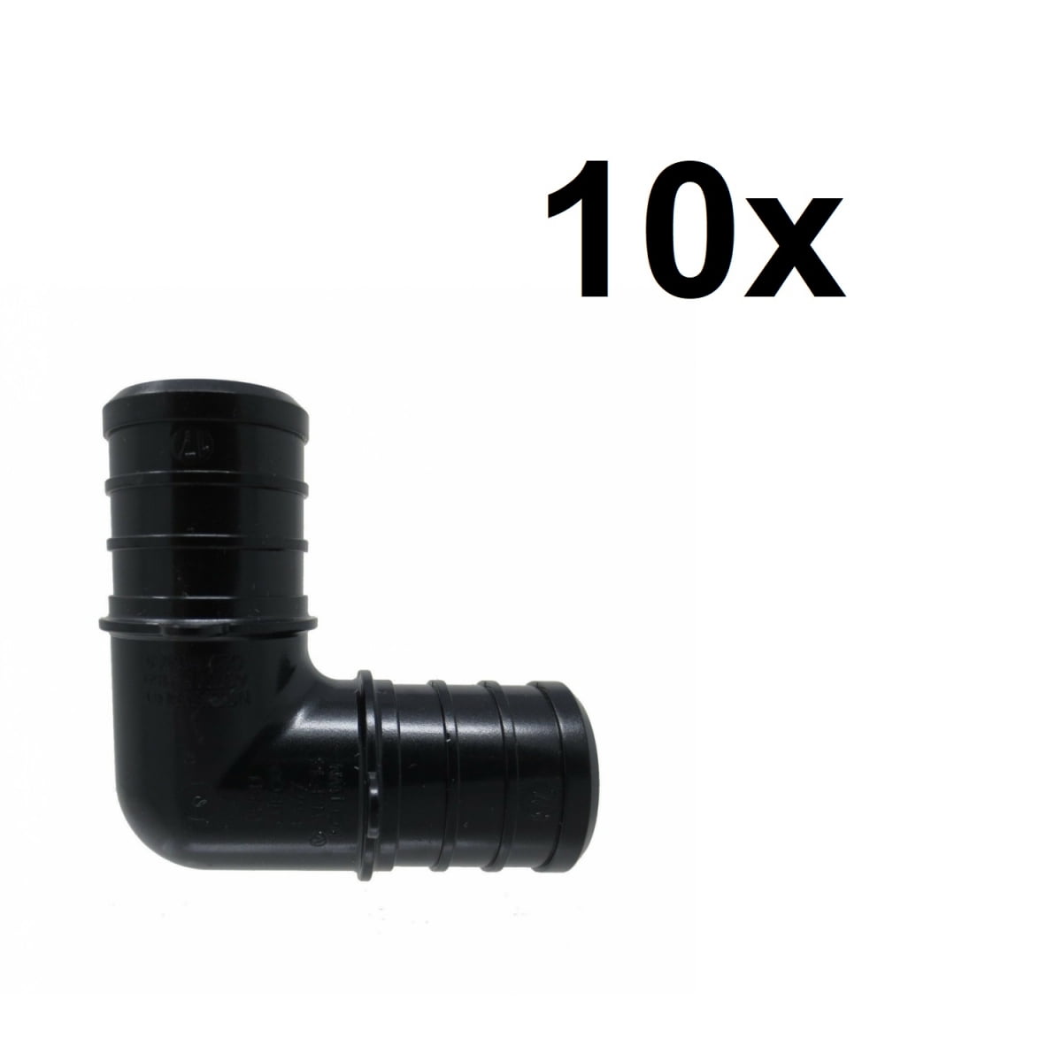 10x 3/4" Pex 90 Degree Couplings Turn Elbow Connector Crimp Clamp Poly