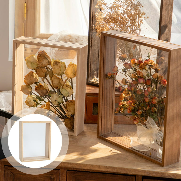 NUOLUX Press Flower Box Dry Flower Display Frame DIY Flower Frame Specimen  Display Frame