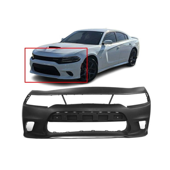 DCP Front Bumper Cover For 2015-2023 Dodge Charger Primed CH1000A23