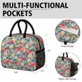 thumbnail image 6 of Obrewu Pioneer Flower Lunch Bag for Adult, Insulated, Leakproof, Oxford Cloth, 6 of 7