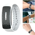 thumbnail image 2 of Rechargeable Ultrasonic Mosquito Repeller Bracelet, 3 Modes Waterproof Anti Mosquito Bite Wristband for Outdoor Indoor Camping Hiking (White), 2 of 9