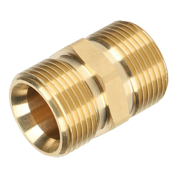 YOUTHINK High Pressure Sprayer Adapter Brass M22 Metric Male Thread 14mm Hose Connector Coupler,Pressure Washer Accessory,Pressure Washer Coupler