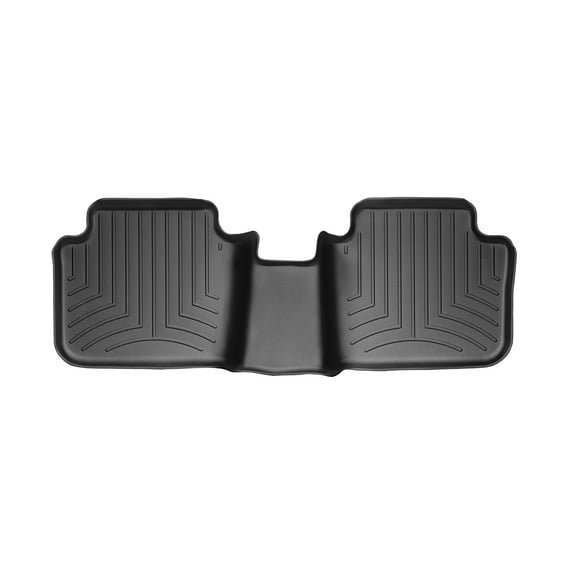 WeatherTech Custom Fit FloorLiners compatible with 2003-2007 Honda Accord - 2nd Row, Black