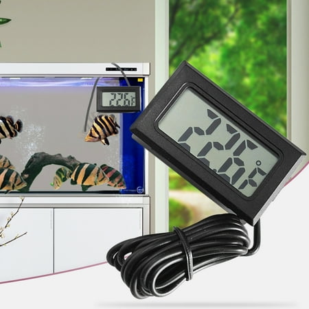 

knqrhpse Hygrometer Micro Embedded Electronic Digital Thermometer Aquarium Refrigerator Water Temperature Gauge Celsius / Fahrenheit-