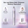 thumbnail image 3 of TOUCHBeauty Recortadora de vello de nariz portátil para mujeres, Recortadora de vello de nariz para mujer, Recortadora de vello de nariz, Recortadora de vello de nariz para mujer, Tamaño mini, funcion, 3 of 5