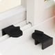 thumbnail image 2 of Restrictor de puerta de tope de marco deslizante con cerradura de ventana ajustable de seguridad para bebés, 2 of 7