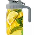 thumbnail image 1 of 2Pack 32oz Glass Pitcher with Lid-Creamer Container for Sun Tea, Juice, Cold Brew Coffee, Breastmilk Storage Container, 1 of 6