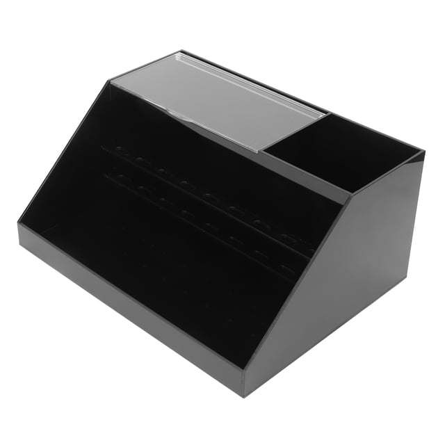 Caja del compartimiento de extensión de pestañas, caja del compartimiento de extensión de pestañas Accesorios de injerto de pestañas Caja de almacenamiento acrílica a pru
