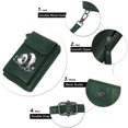 thumbnail image 4 of OIDERY Women ID Credit Card Case PU Leather Phone Purse Panda Fitness Struggle Large Capacity Purse Gift Travel Rfid Safe, 4 of 12