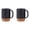 Black, variant on HCTSHG Coffee Travel Mug, Leak-Resistant Spill Proof Coffee Tumbler, Ceramic Mug, Microwave and Dishwasher Safe, Porcelain Coffee Cup, Tea Mug with Lid, Stylish Decorative Latte Cup, Gift