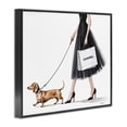 thumbnail image 2 of Stupell Industries Contemporary Glam Dog Walking Black Framed Giclee Art, 14 x 11, by Amanda Greenwood, 2 of 8