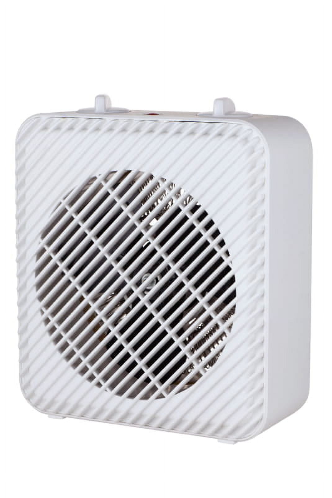 Mainstays 1500W 3-Speed Electric Fan-Forced Space Heater with Adjustable  Thermostat, White - Walmart.com