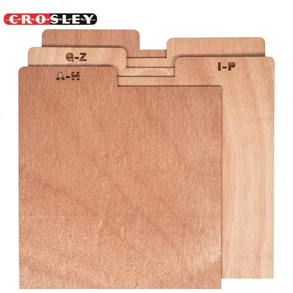 Crosley: A-Z Crate Dividers - AC1045-NA - Natural [Electronics]