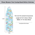 thumbnail image 6 of HELLHERO Christmas Ironing Board Cover Easy Fit Hook and Loop Durable Ironing Board Protector Cover 15x54 Inch(Not Suitable for Bleaching), 6 of 6