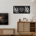 thumbnail image 6 of Home Love Wall Decor- Home Love Poster- Black and White Canvas Painting for Living Room Nordic Decoration Home Art, 6 of 6