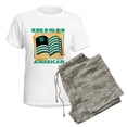 thumbnail image 5 of CafePress - Irish American Women's Light Pajamas - Women's Short Sleeve Print T-Shirt and Pants Light Cotton Pajama Set, 5 of 7