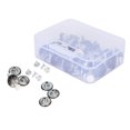 thumbnail image 2 of Jeans Buttons, 120Pcs Durable Iron Strong Convenient Pants Buttons, For Pants Men Short Skirts Ladies, 2 of 8