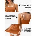 thumbnail image 4 of ORUYROP Débardeurs en Coton avec Bretelles Spaghetti Réglables Couche Cami Col Rond S - 5X, 4 of 7